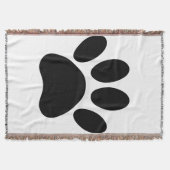 Dog Pawprint Deken (Voorkant)