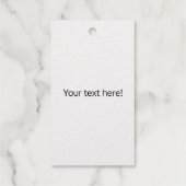 Dog Pawprint Patroon Cadeaulabels (Achterkant)