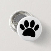 Dog Pawprint Ronde Button 3,2 Cm (Voorkant /achterkant)