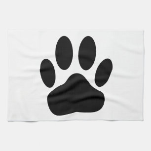 Dog Pawprint Theedoek