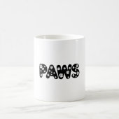 Dog Paws aangepaste tekst Koffiemok (Center)