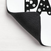 Dog Paws aangepaste tekst Muismat (Hoek)