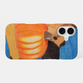 Dog paws and pumpkin phone case iPhone 16 hoesje (Achterkant horizontaal)