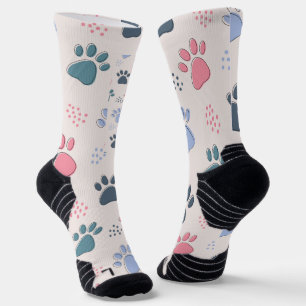 Dog Paws Animal Cute Pet Paws Gift for Pet Lovers Sokken