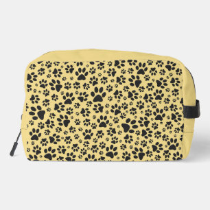 Dog Paws Black and White Polka Dot on butter room Toilettasje