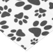 Dog Paws Black and White Polka Dot Tafelkleed (Gekanteld)