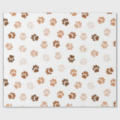 Dog paws cadeaupapier (Vlak)