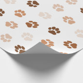Dog paws cadeaupapier (Hoek)