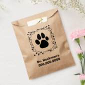 Dog Paws en Dog Botten Bedankzakje (Gezegeld)