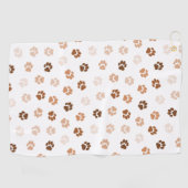 Dog paws golfhanddoek (Horizontaal)