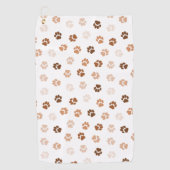 Dog paws golfhanddoek (Voorkant)