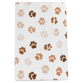 Dog paws medium cadeauzakje (Voorkant)