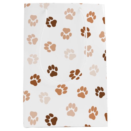 Dog paws medium cadeauzakje (Voorkant)