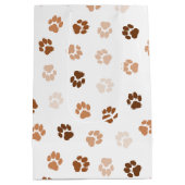 Dog paws medium cadeauzakje (Achterkant)