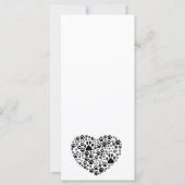 Dog Paws, puppy Paws, Animal Paws, Heart, Pet (Achterkant)