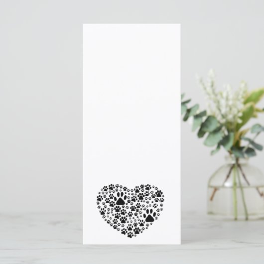 Dog Paws, puppy Paws, Animal Paws, Heart, Pet (Staand voorkant)