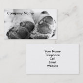 Dog Paws Visitekaartje (Voorkant / Achterkant)