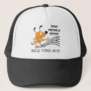 Dog People Rock Trucker Hat Pet