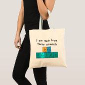 Dog Person Periodieke Naam canvas tas (Voorkant (product))