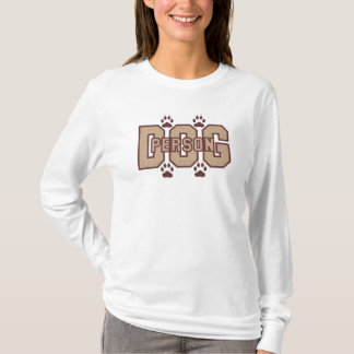 Dog Person T-shirt voor vrouwen