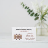 Dog Person Visitekaartjes (Staand voorkant)