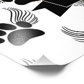 Dog Pet Memorial Custom Zwart-wit Foto Afdruk (Hoek)