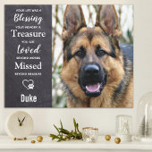 Dog Pet Memorial - Pet Loss Keepomwille Foto Canvas Afdruk