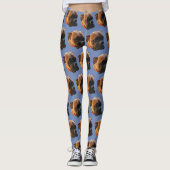 Dog Photo Boxer Puppy Leggings (Voorkant)