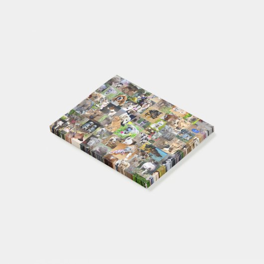 Dog Photo Collage Post-it® Notes (Schuin)