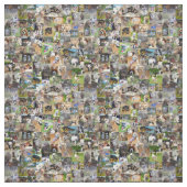 Dog Photo Collage Stof (Swatch)