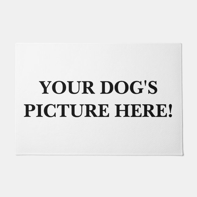 Dog Photo Doormat Deurmat (Voorkant)