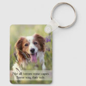 Dog Photo Double Sided Aluminum Sleutelhanger (Achterkant)