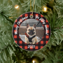  Dog Photo Ornament
