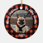  Dog Photo Ornament (Voorkant)