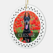 Dog Photo Ornament - Personalized Pet Keepomwille (Links)