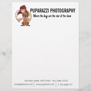 Dog Photography Business Custom Briefhoofd