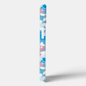 Dog Pink en Blue Camouflage Pattern Case-Mate iPhone Case (Achterkant / Rechts)