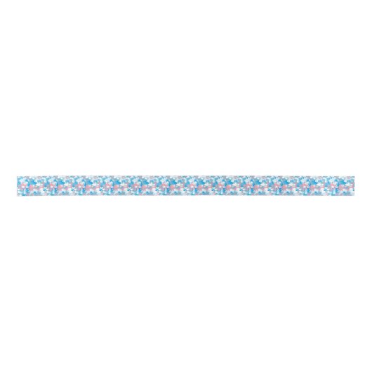 Dog Pink en Blue Camouflage Pattern Lint (Voorkant)