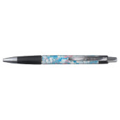 Dog Pink en Blue Camouflage Pattern Pen (Achterkant)