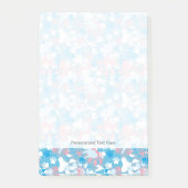 Dog Pink en Blue Camouflage Pattern Post-it® Notes (Voorkant)