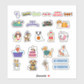 Dog Planner Stickers (Vel)