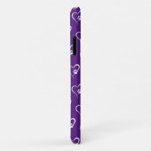 Dog-pootdruk in wit hart Case-Mate iPhone case (Achterkant/rechts)