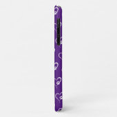 Dog-pootdruk in wit hart Case-Mate iPhone case (Achterkant/links)