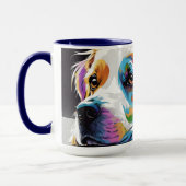 Dog Pop Art Mok (Links)