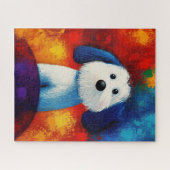 Dog Portrait Art Puzzel (Horizontaal)
