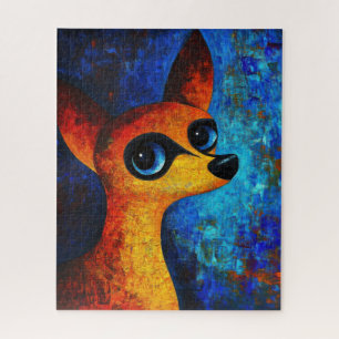 Dog Portrait Art Puzzel