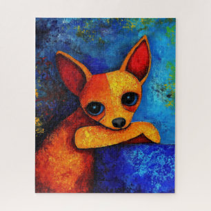 Dog Portrait Art Puzzel