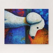 Dog Portrait Art Puzzel (Horizontaal)