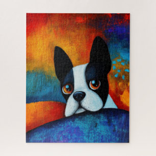 Dog Portrait Art Puzzel
