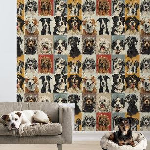 Dog Portraits Behang